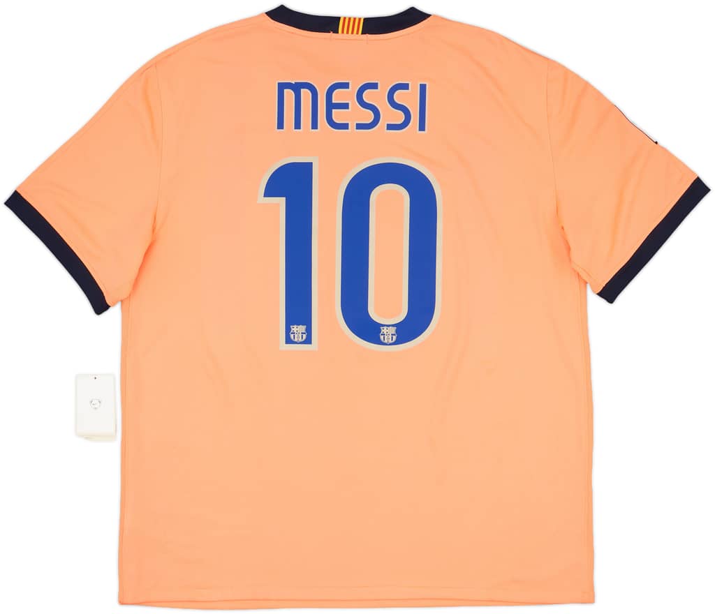 2009-10 Barcelona Away Shirt Messi #10 (XL)