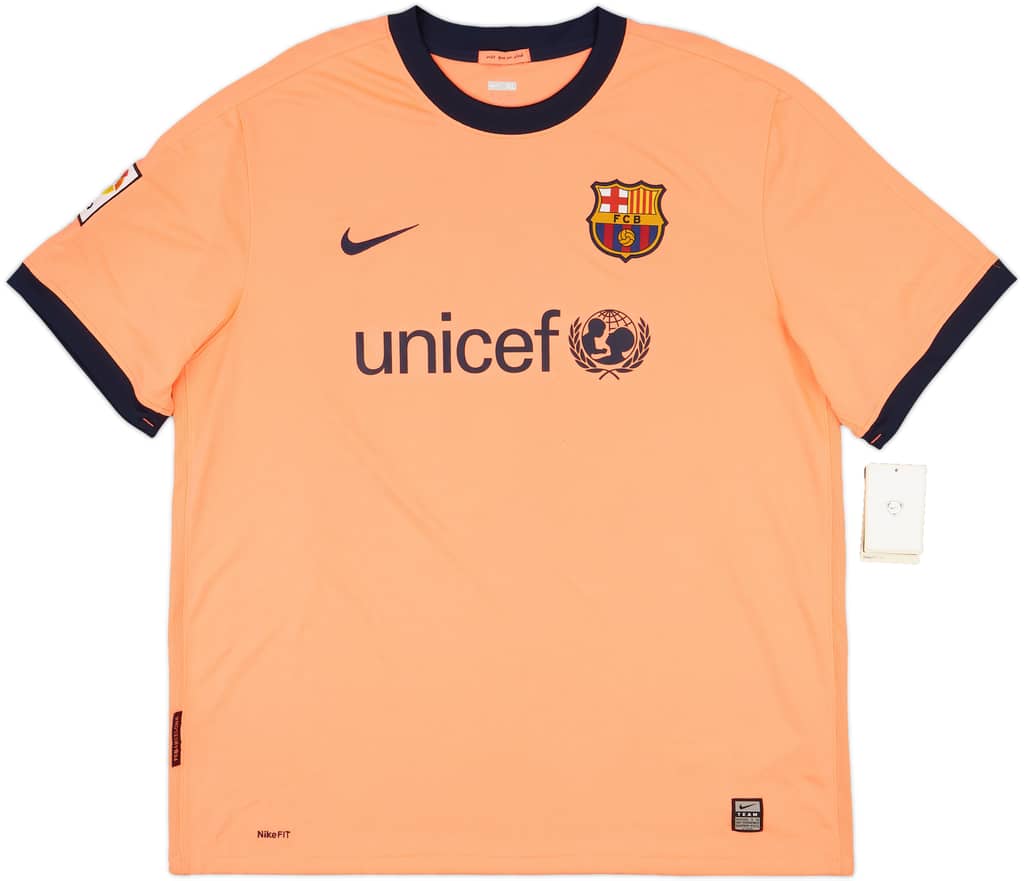 2009-10 Barcelona Away Shirt Messi #10 (XL)