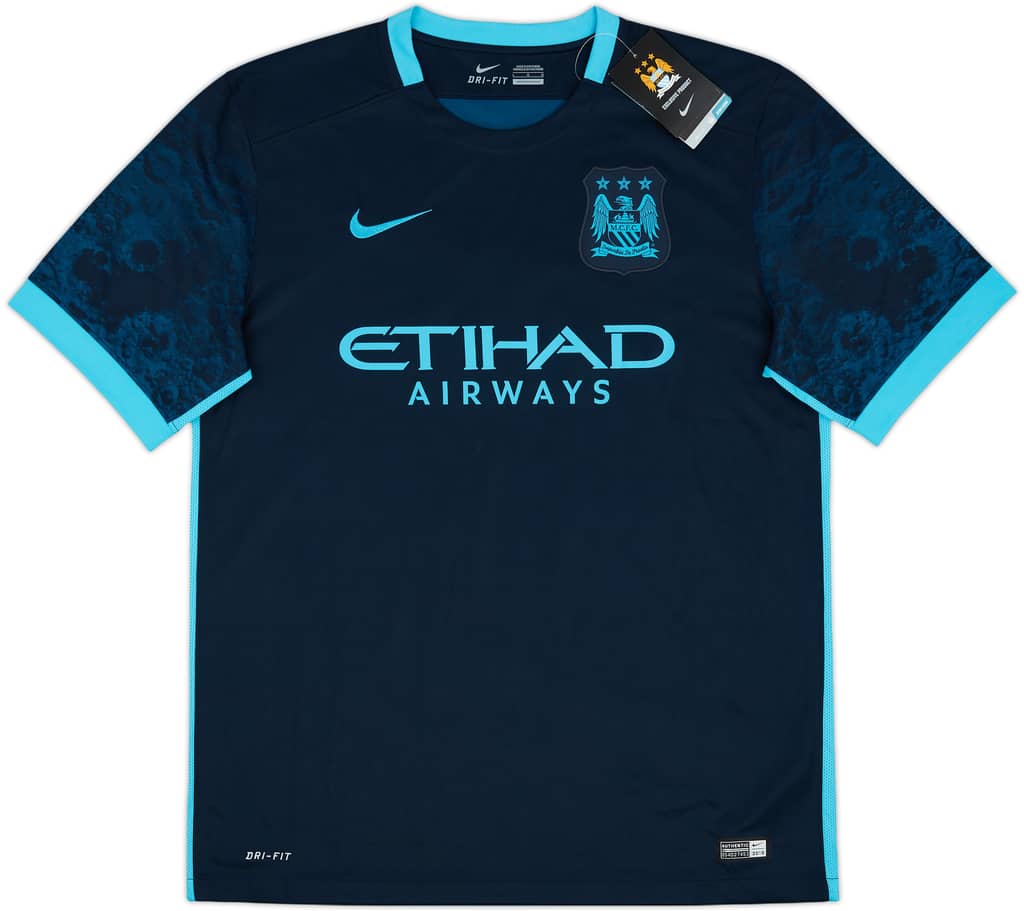2015-16 Manchester City Away Shirt Sterling #7 (L)