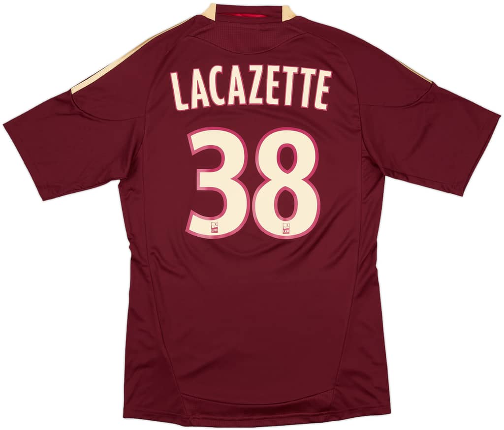 2010-11 Lyon Away Shirt Lacazette #38 (S)