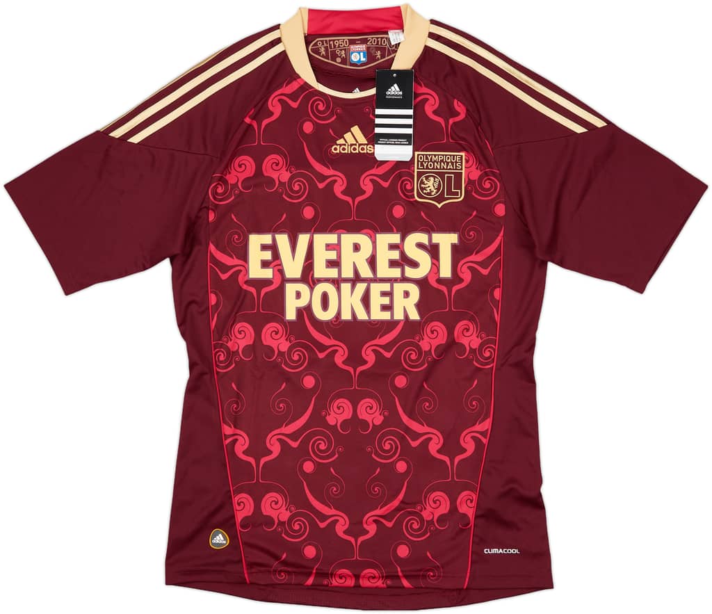 2010-11 Lyon Away Shirt Lacazette #38 (S)