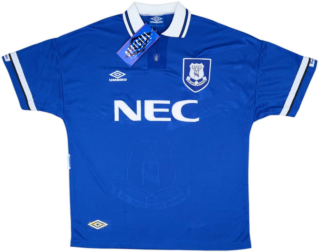 1993-95 Everton Home Shirt Ferguson #9 (XL)