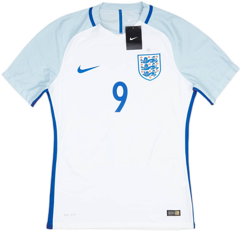 2016-17 England Authentic Home Shirt Kane #9 (L)