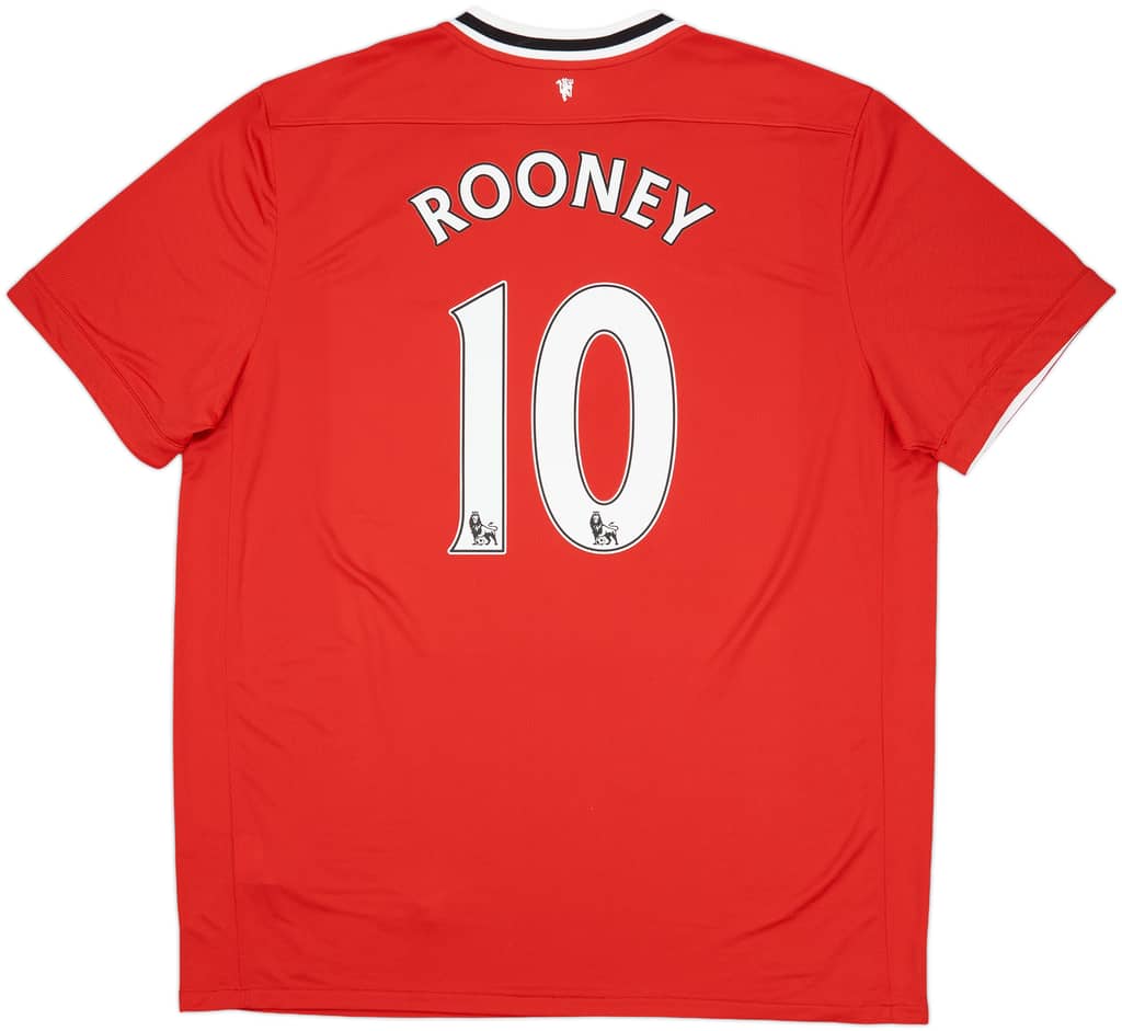 2011-12 Manchester United Home Shirt Rooney #10 (XXL)