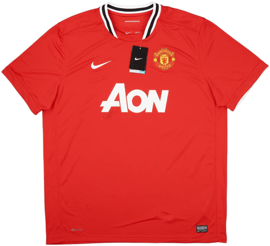 2011-12 Manchester United Home Shirt Rooney #10 (XXL)