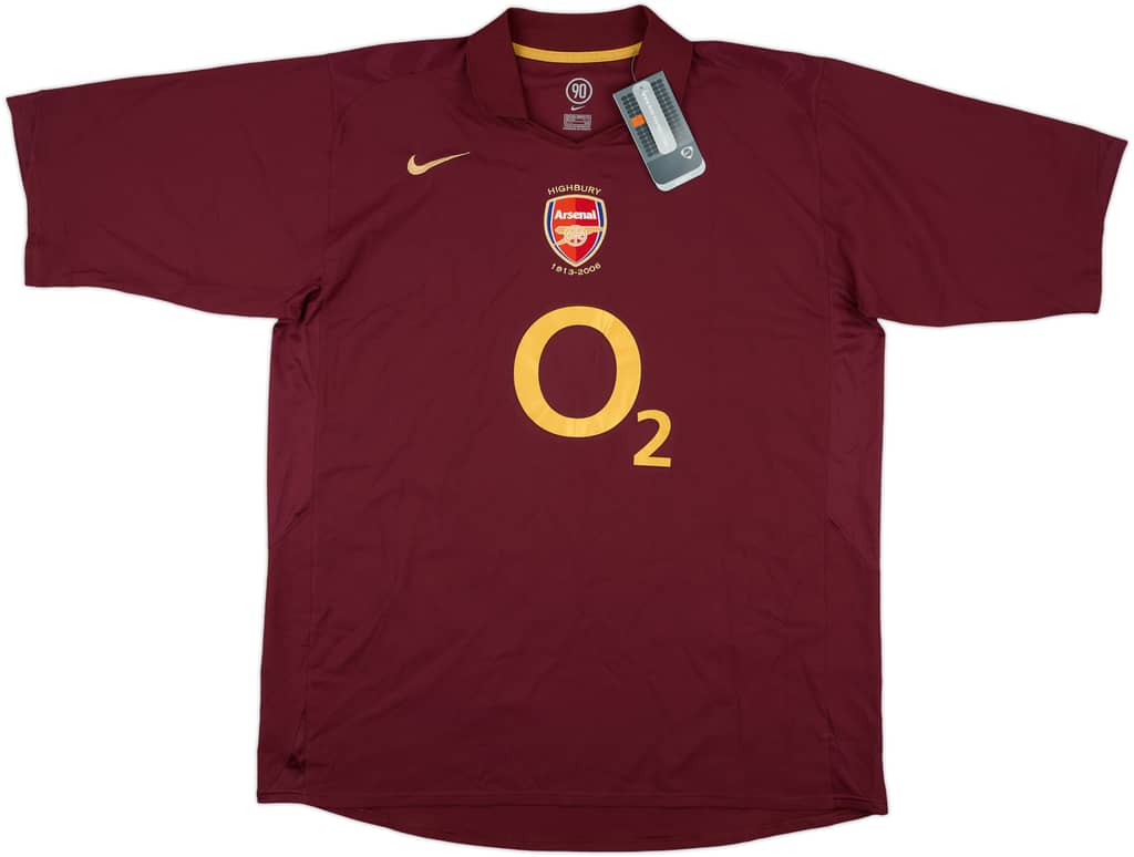 2005-06 Arsenal Home Shirt Henry #14 (XXL)