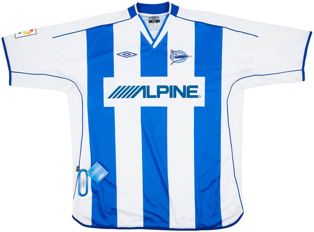 2002-03 Alaves Home Shirt (XXL)