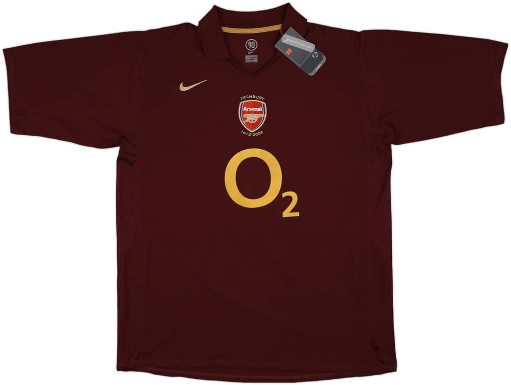 2005-06 Arsenal Home Shirt Henry #14 (XXL)