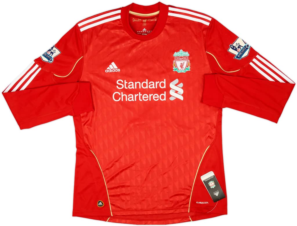 2010-12 Liverpool Home L/S Shirt #8 (L)