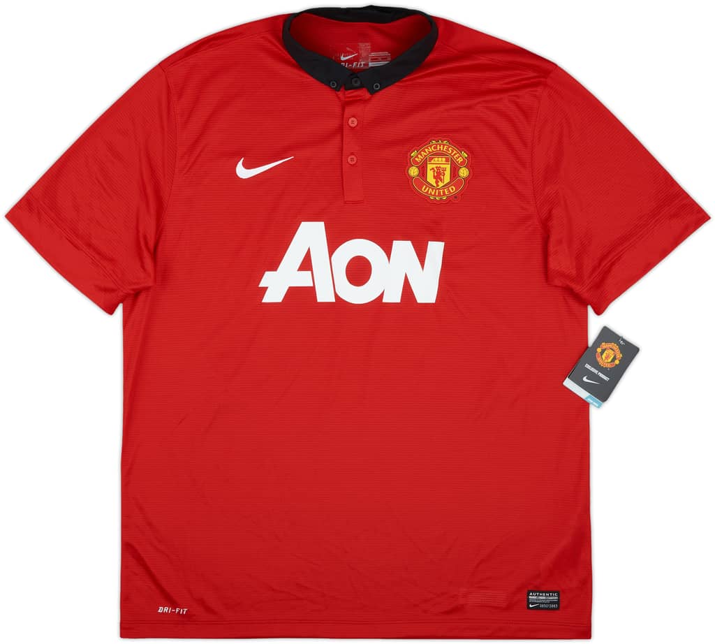 2013-14 Manchester United Home Shirt Rooney #10 (XL)