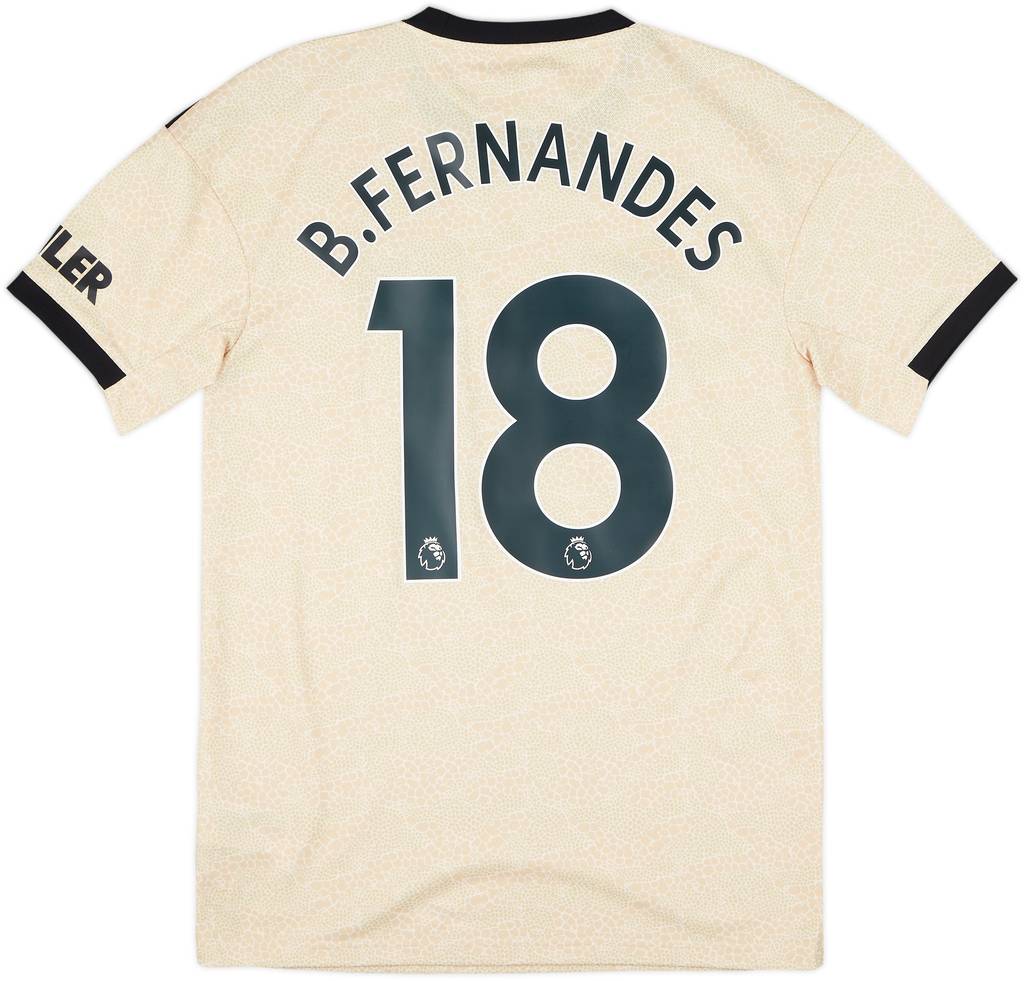 2019-20 Manchester United Away Shirt B.Fernandes #18 (S)