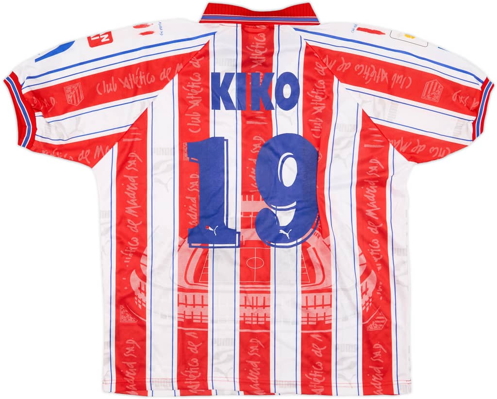 1996-97 Atletico Madrid Home Shirt Kiko #19 (M)
