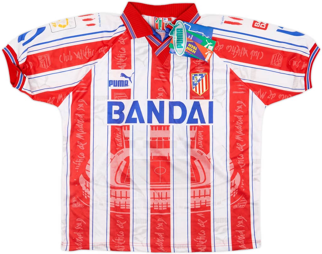 1996-97 Atletico Madrid Home Shirt Kiko #19 (M)