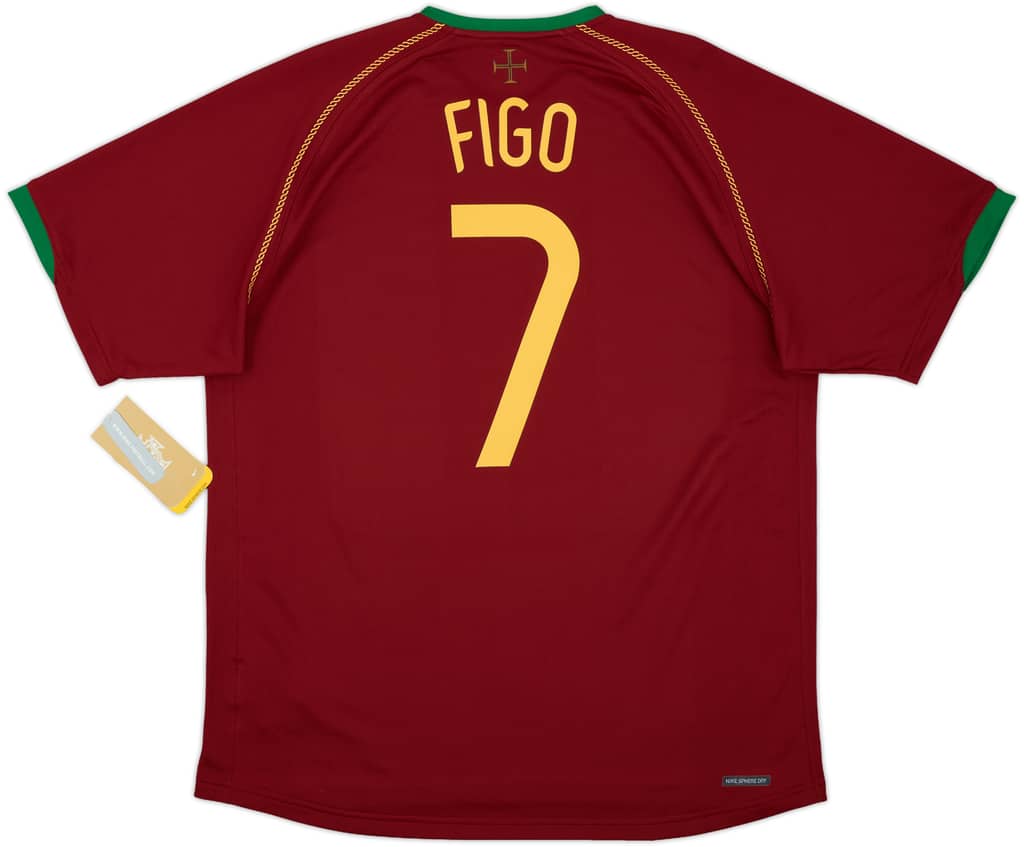 2006-08 Portugal Home Shirt Figo #7 (XL)