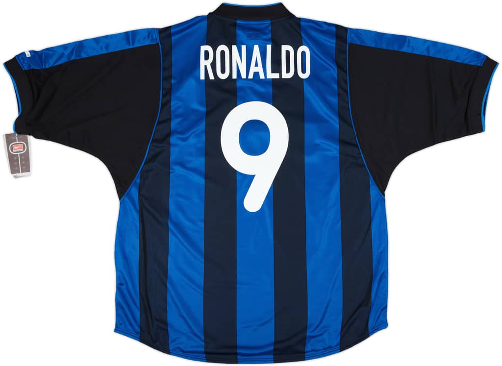 2000-01 Inter Milan Home Shirt Ronaldo #9 (XL)