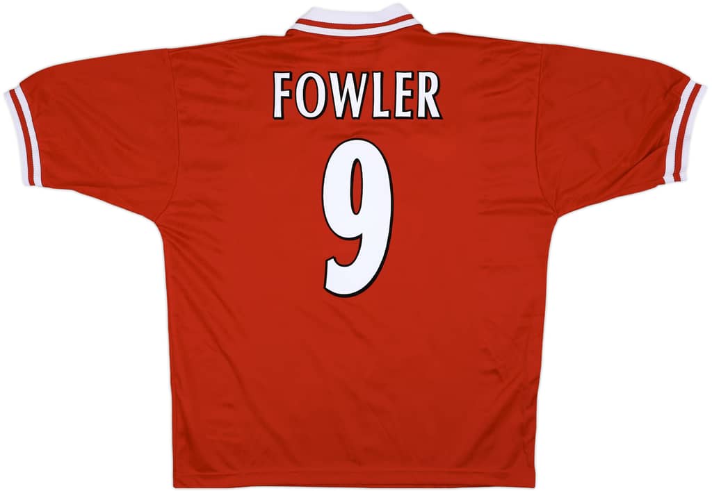 1996-98 Liverpool Home Shirt Fowler #9 (L)