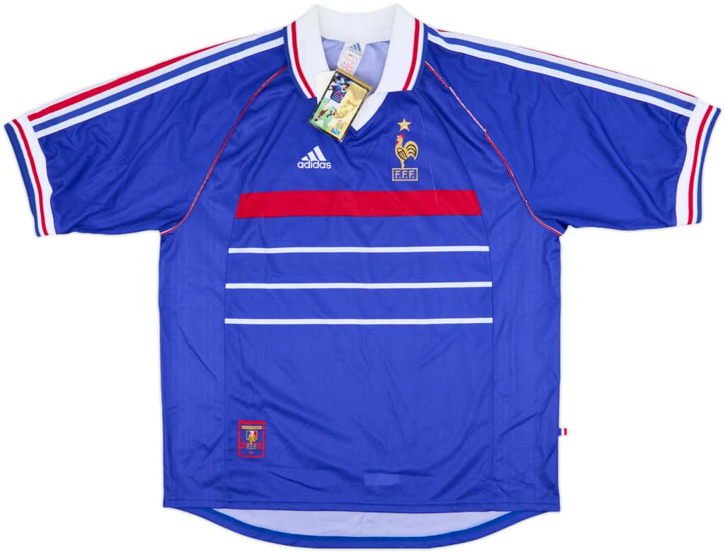 1998-00 France Home Shirt (XL)