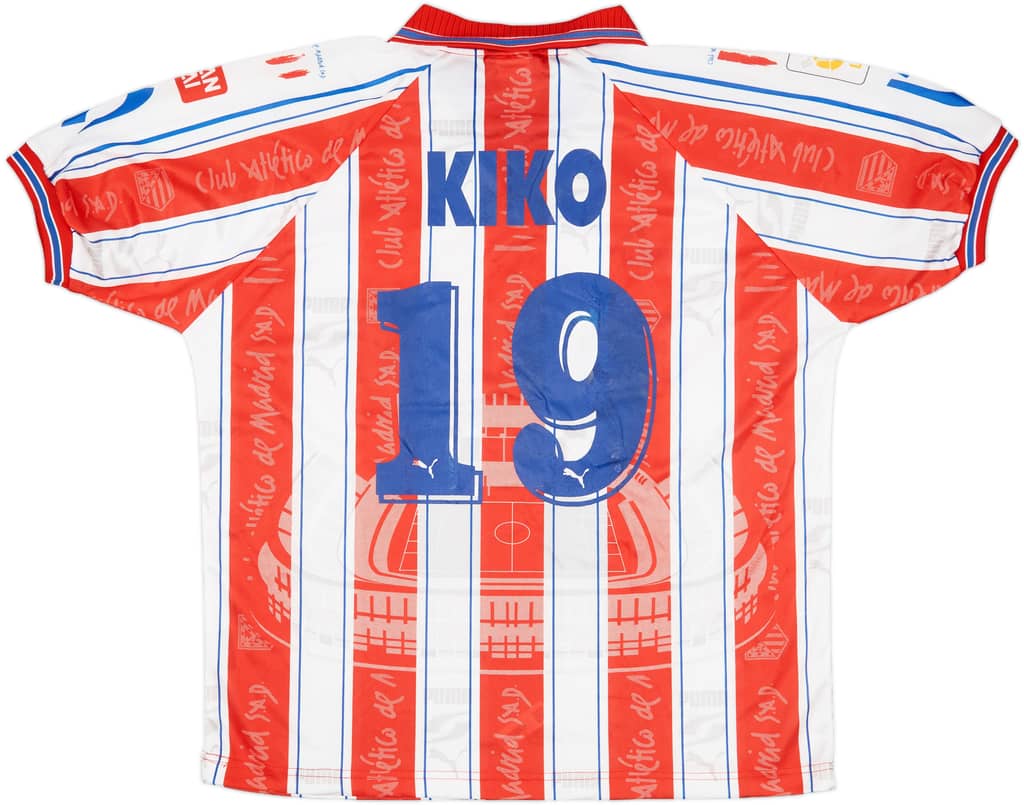 1996-97 Atletico Madrid Home Shirt Kiko #19 (M)