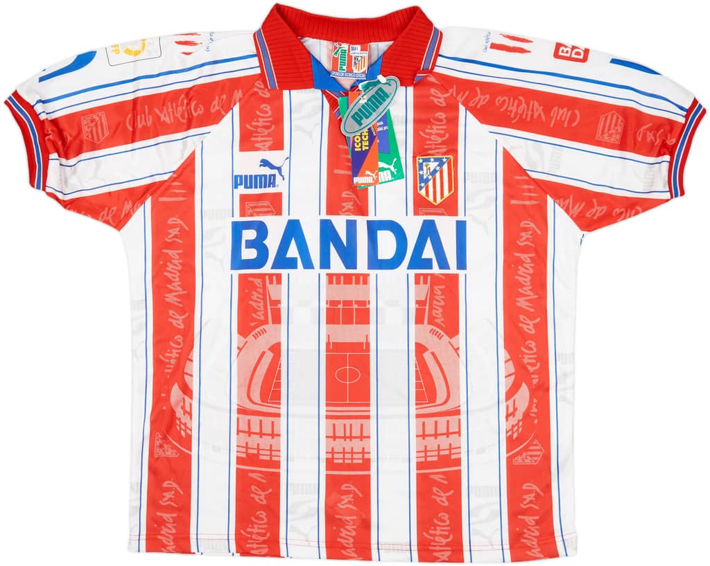 1996-97 Atletico Madrid Home Shirt Kiko #19 (M)
