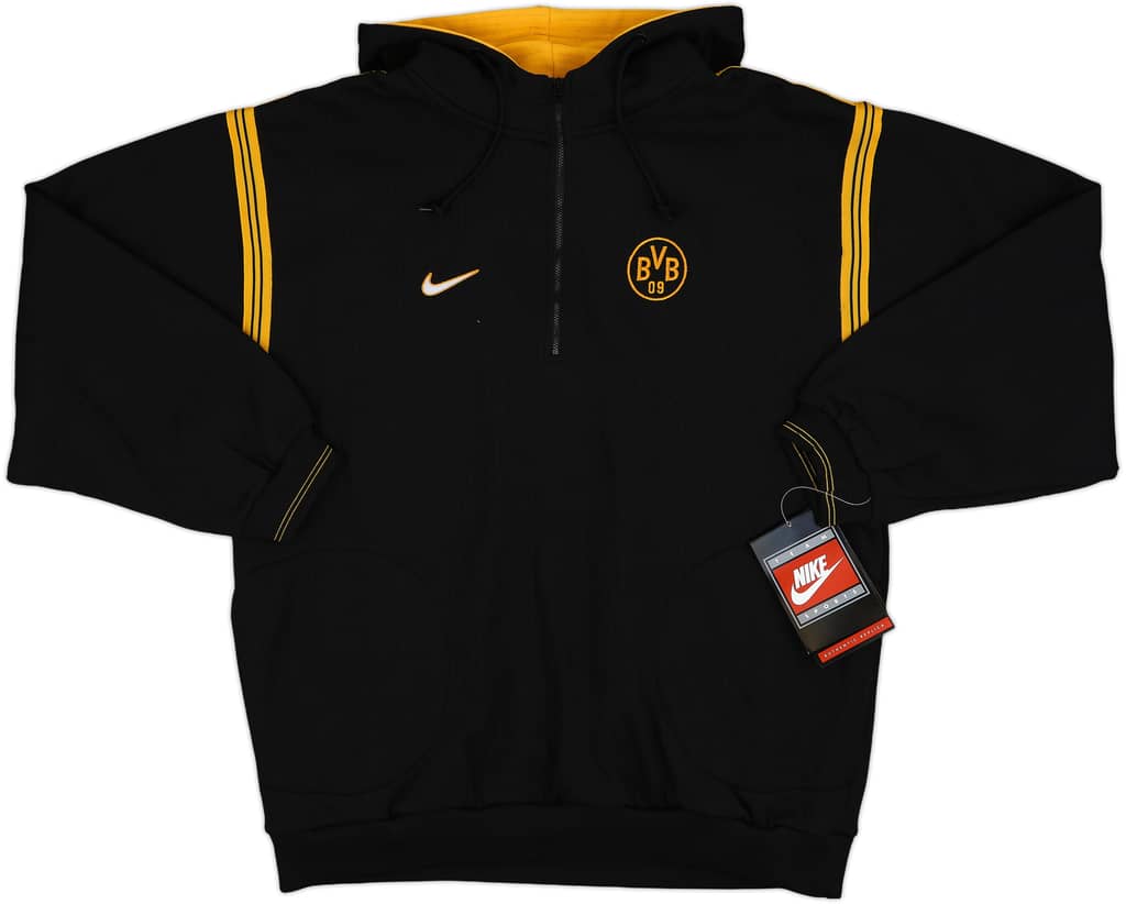 1998-00 Borussia Dortmund Nike 1/2 Zip Hooded Top (L)