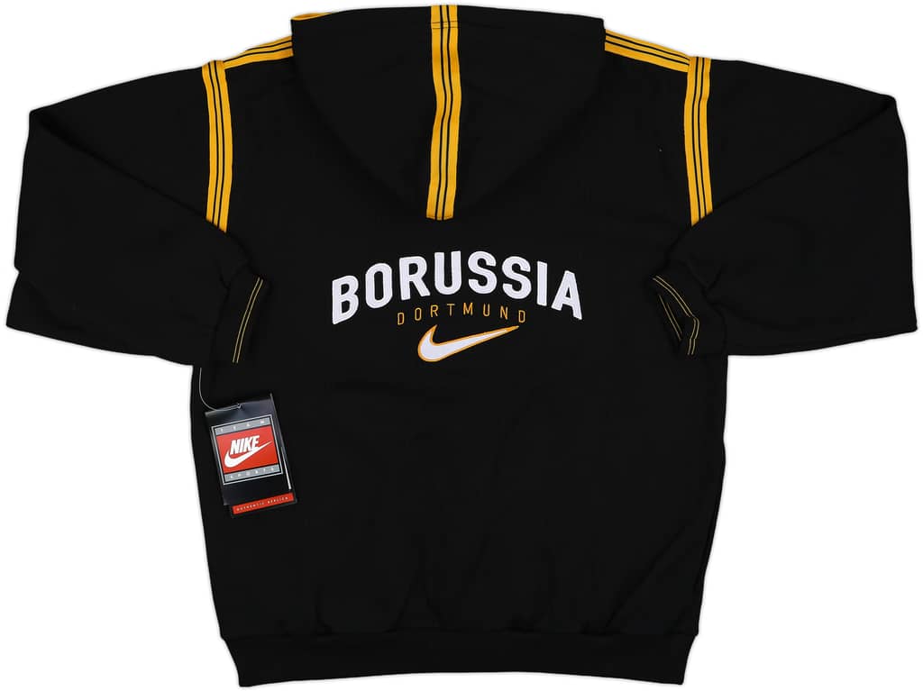 1998-00 Borussia Dortmund Nike 1/2 Zip Hooded Top (L)