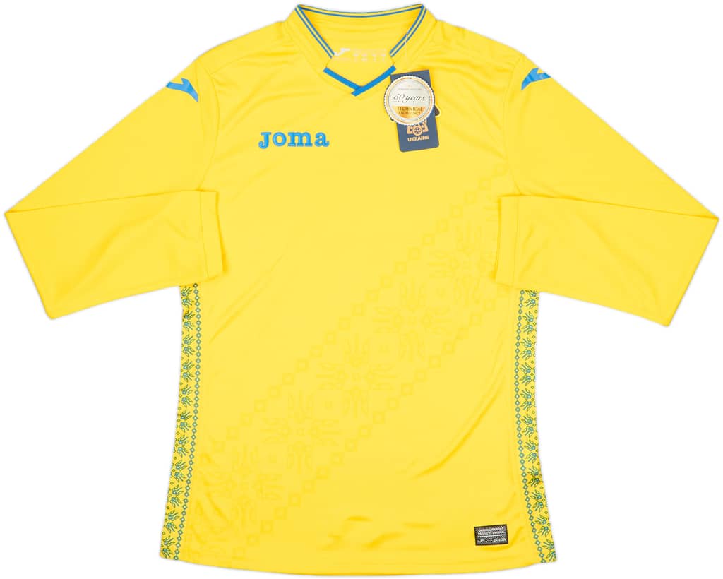 2018-20 Ukraine Home L/S Shirt (S)