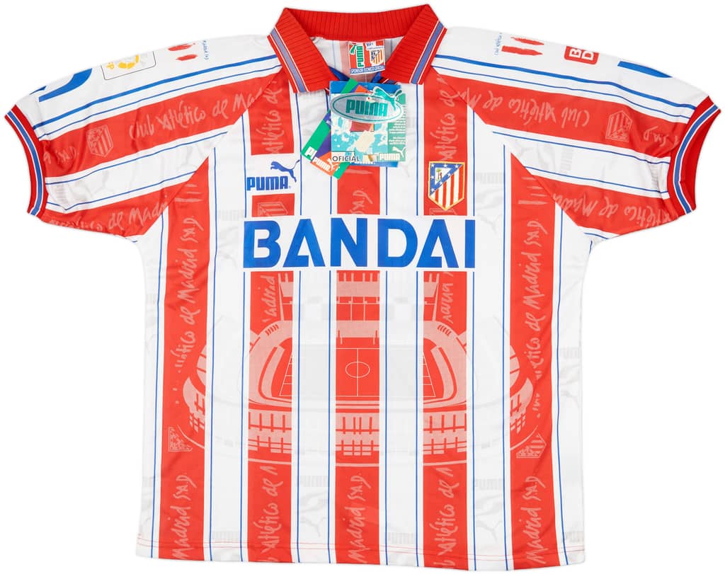 1996-97 Atletico Madrid Home Shirt Kiko #19 (L)