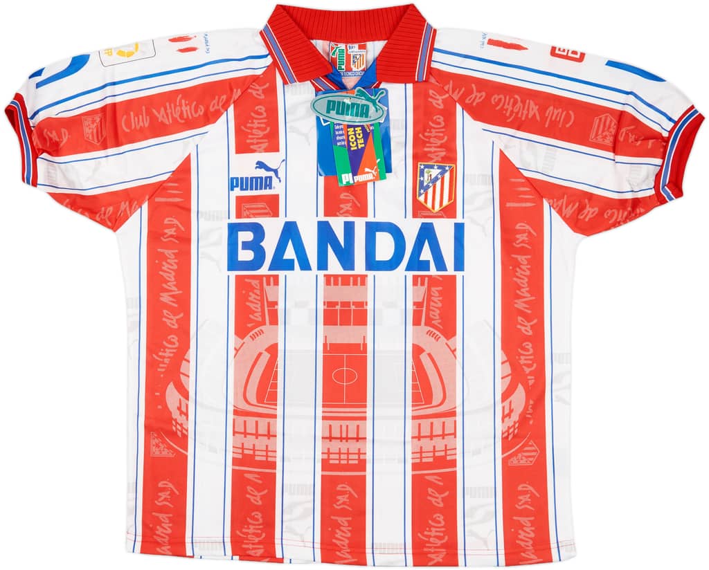 1996-97 Atletico Madrid Home Shirt Kiko #19 (M)