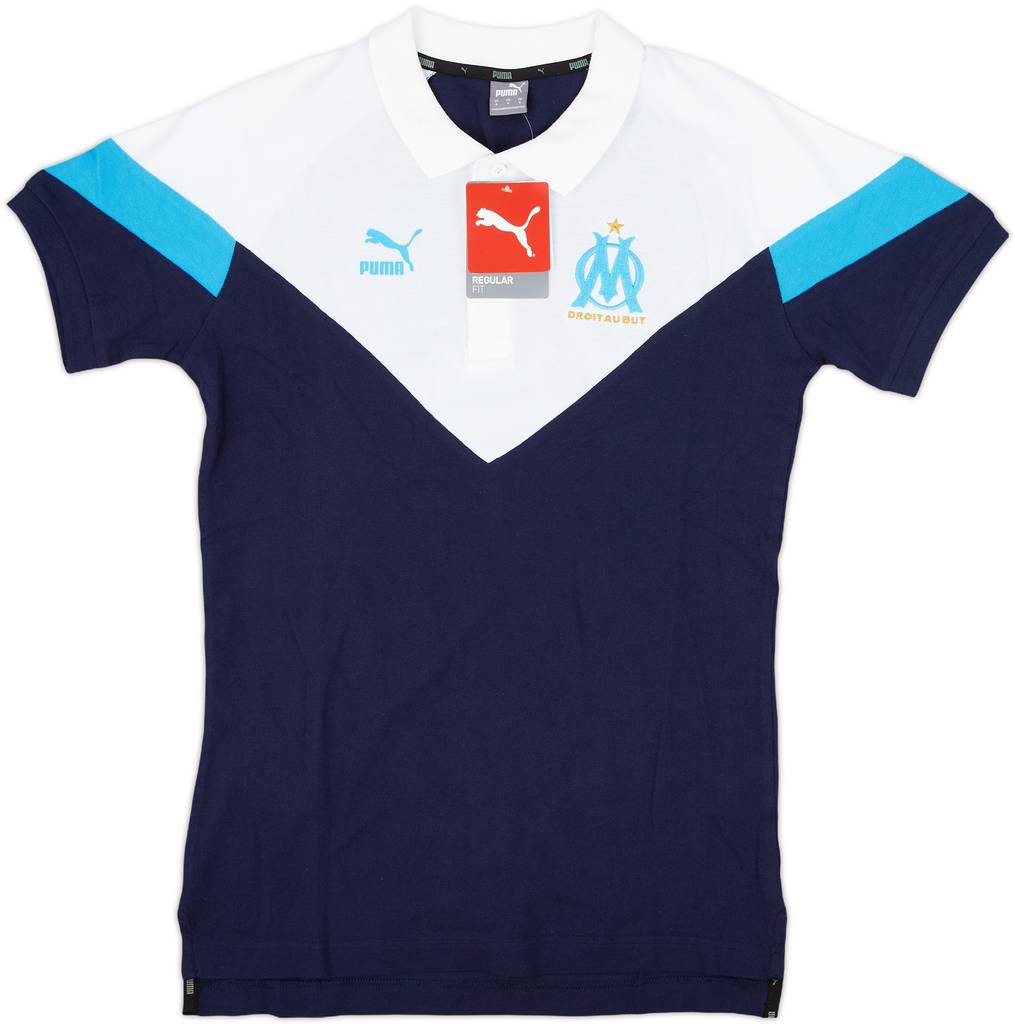 2019-20 Olympique Marseille Puma Polo Shirt (S)