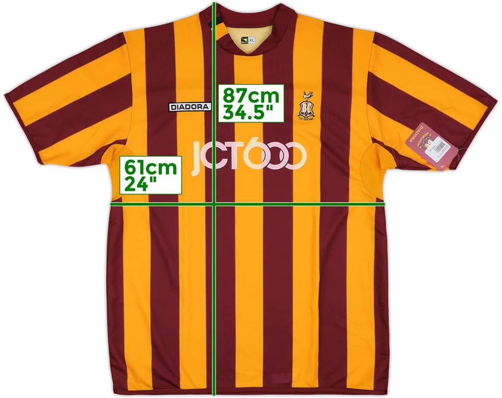 2004 Bradford City Home Shirt (XL)