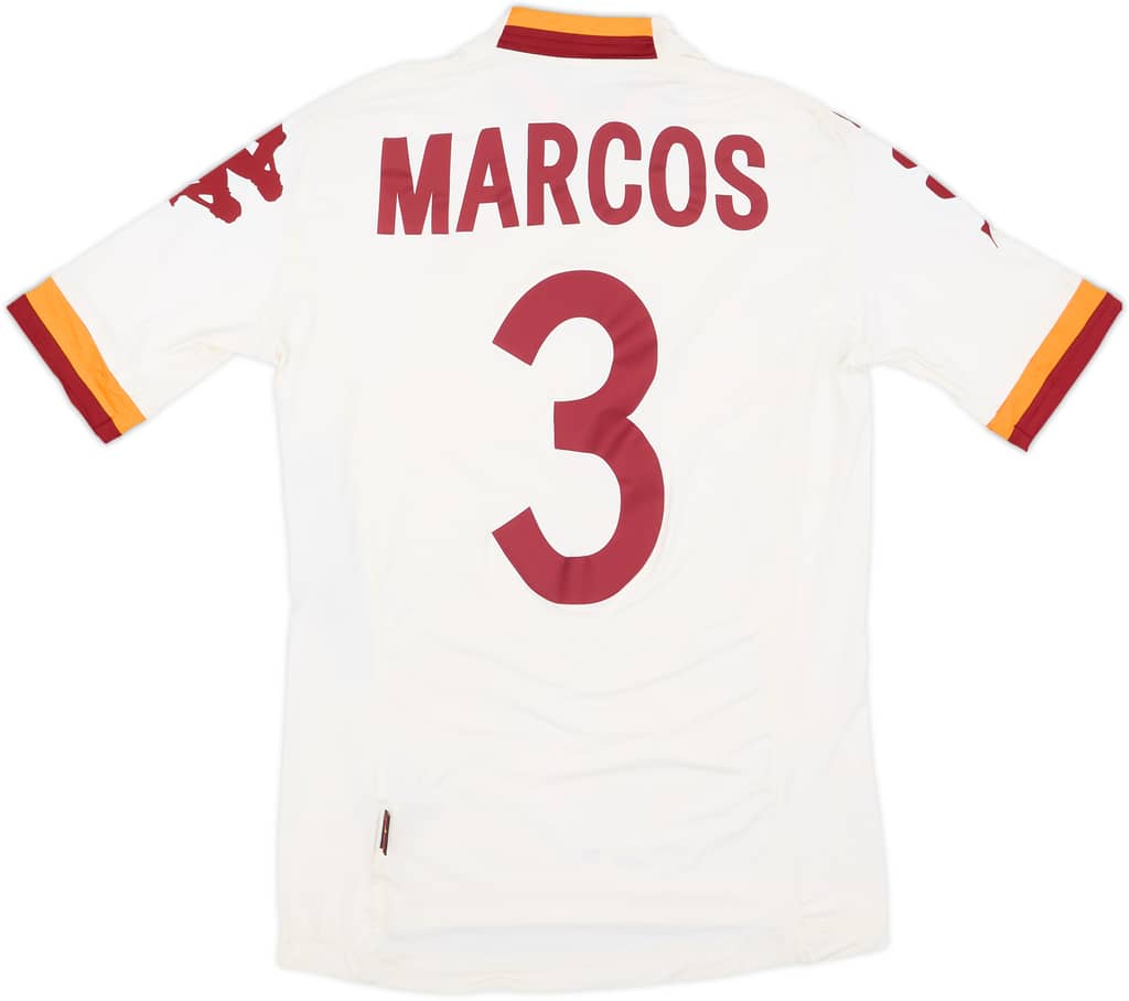 2012-13 Roma Away Shirt Marcos #3 (S)