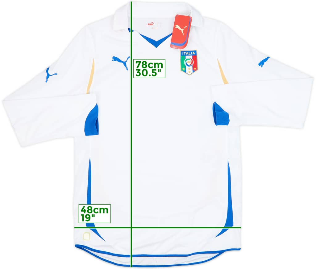 2010-12 Italy Away L/S Shirt (M)