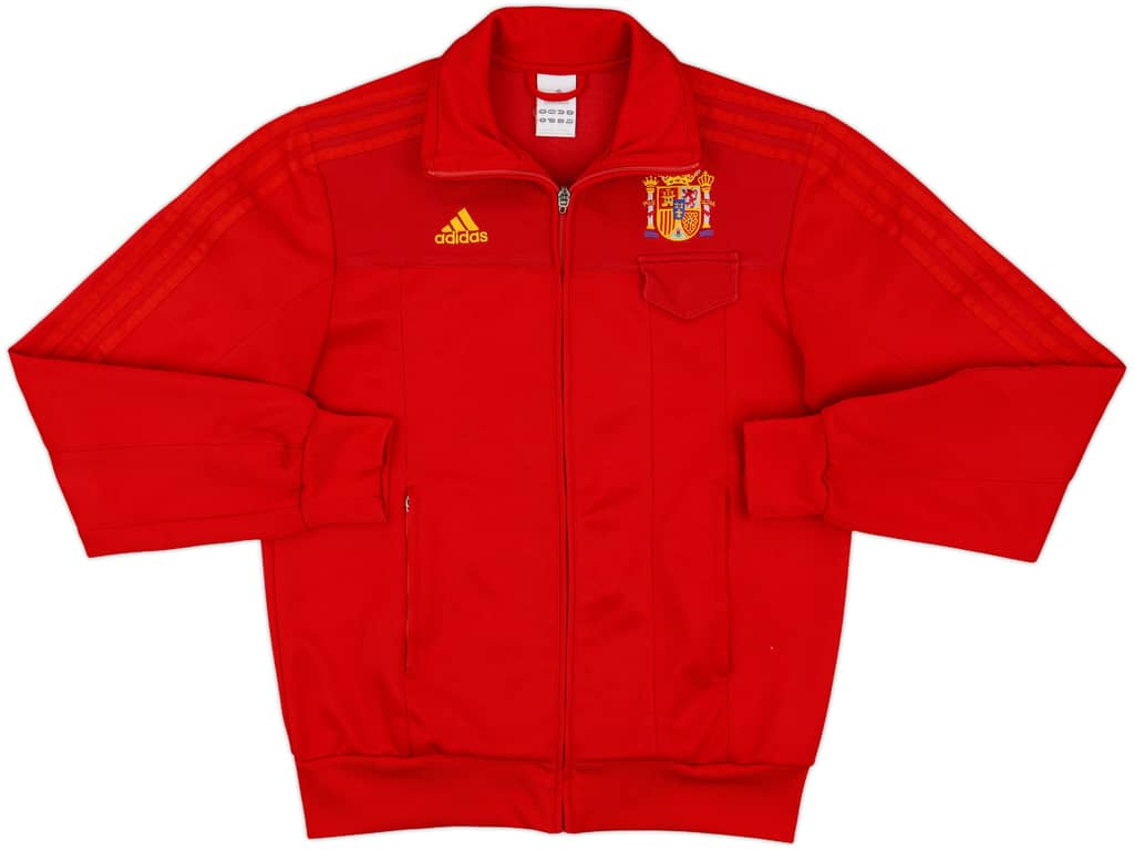2007-08 Spain adidas Track Jacket - 8/10 - (S)