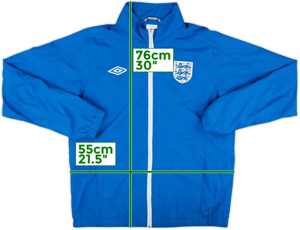 2010-12 England Umbro Track Jacket - 5/10 - (M)