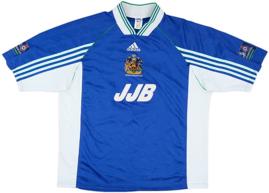 1998-99 Wigan Match Issue Home Shirt #14