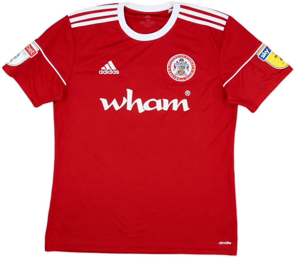 2018-20 Accrington Stanley Match Issue Signed Home Shirt Zanzala #9
