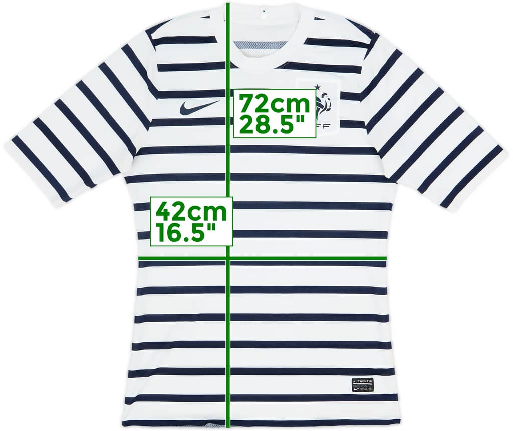 2011-12 France Authentic Away Shirt - 5/10 - (S)