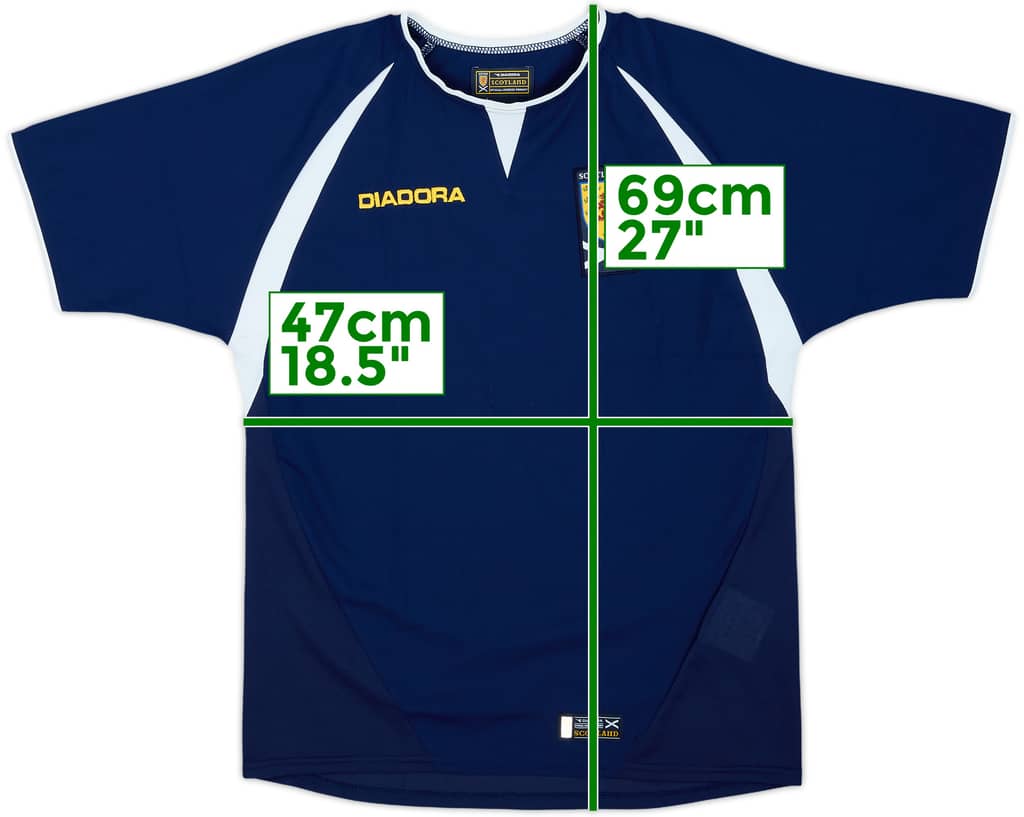 2003-05 Scotland Home Shirt - 10/10 - (L.Boys)