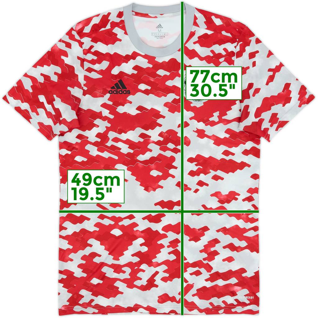 2021-22 Manchester United adidas Training Shirt - 9/10 - (M)