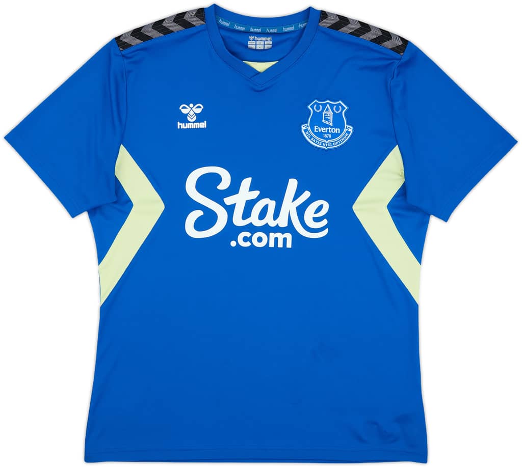 2023-24 Everton Hummel Training Shirt - 9/10 - (L)