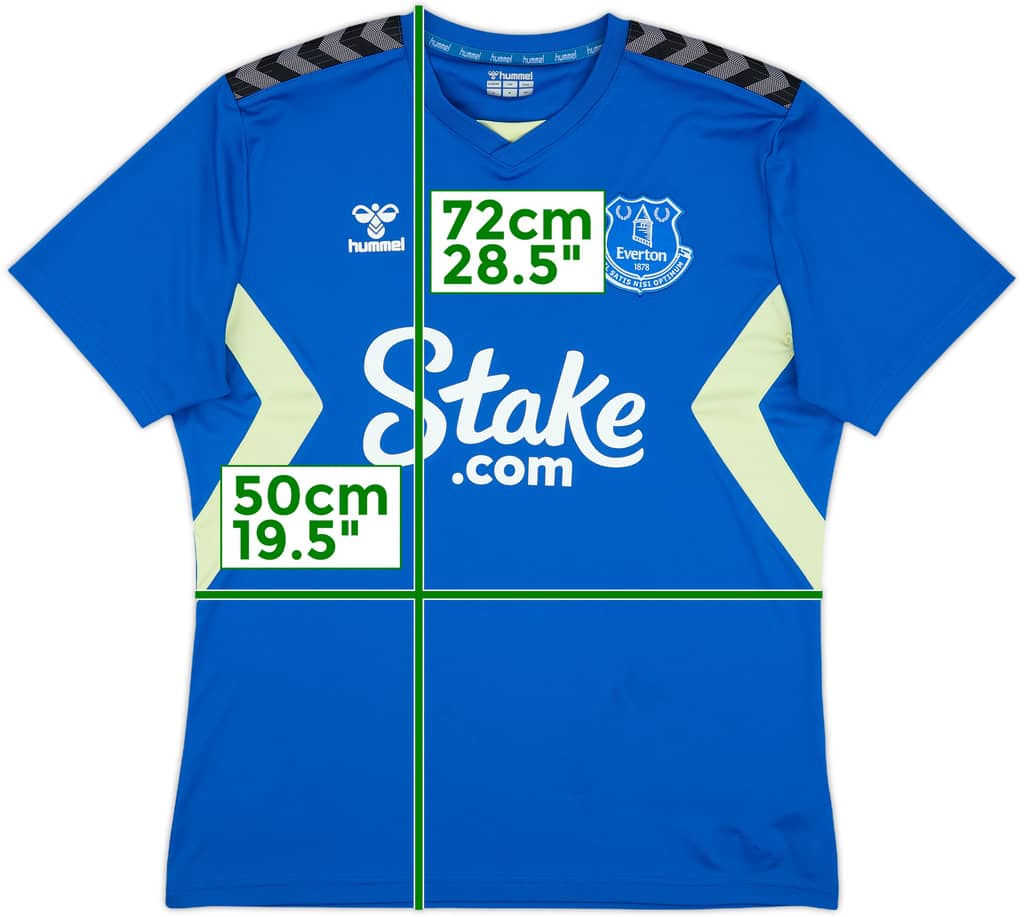 2023-24 Everton Hummel Training Shirt - 9/10 - (L)