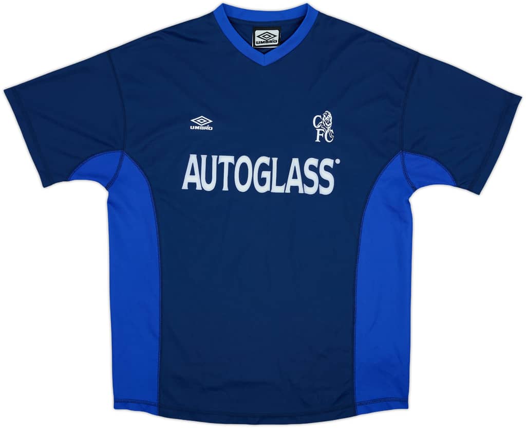 2000-01 Chelsea Umbro Training Shirt - 8/10 - (L)