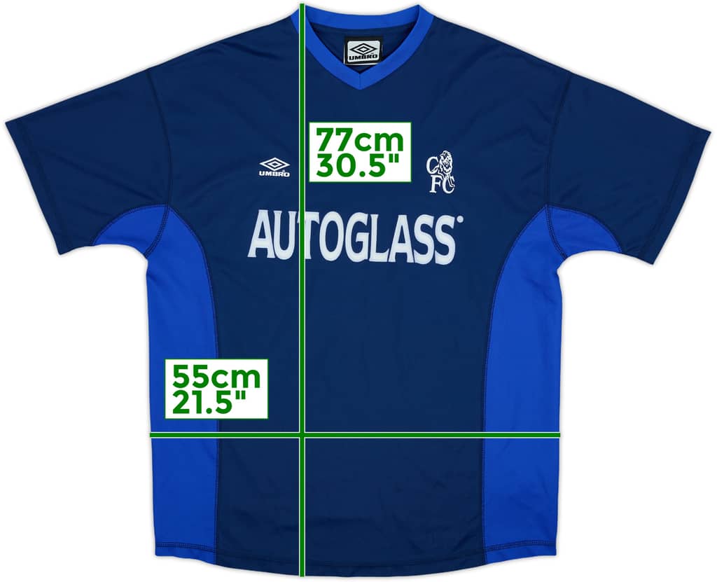 2000-01 Chelsea Umbro Training Shirt - 8/10 - (L)