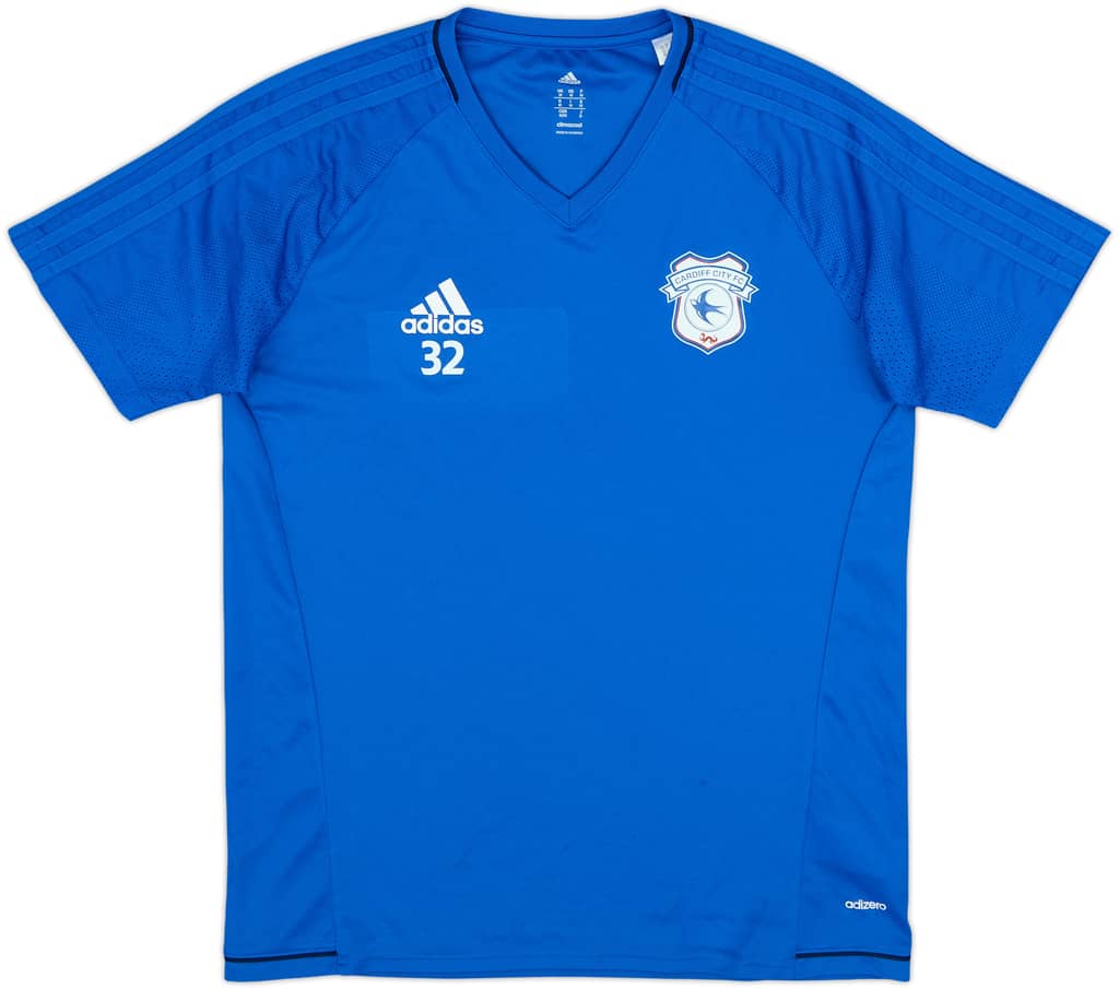 2017-18 Cardiff Player Issue adizero Training Shirt #32 - 8/10 - (M)