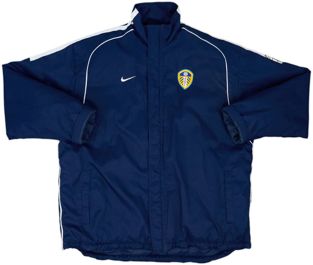 Abrigo de banquillo acolchado Nike del Leeds United 2002-03 - 7/10 - (XL)