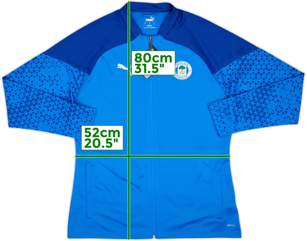 Chaqueta de entrenamiento con cremallera completa Puma del Wigan 2022-23 (L)