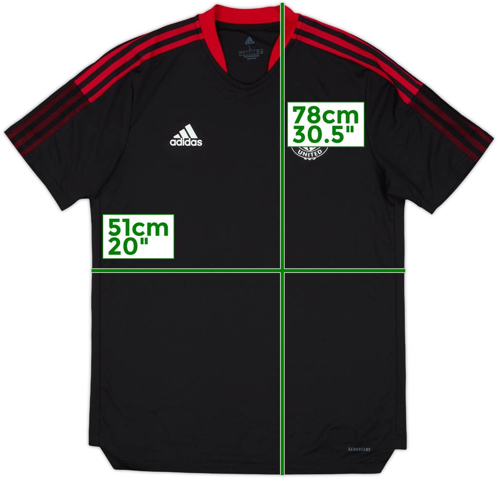 2021-22 Manchester United adidas Training Shirt - 10/10 - (L)