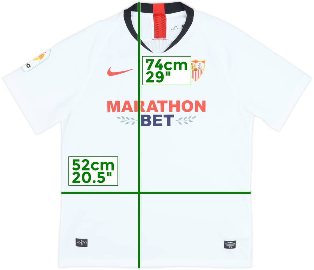 2019-20 Sevilla Home Shirt - 9/10 - (L)