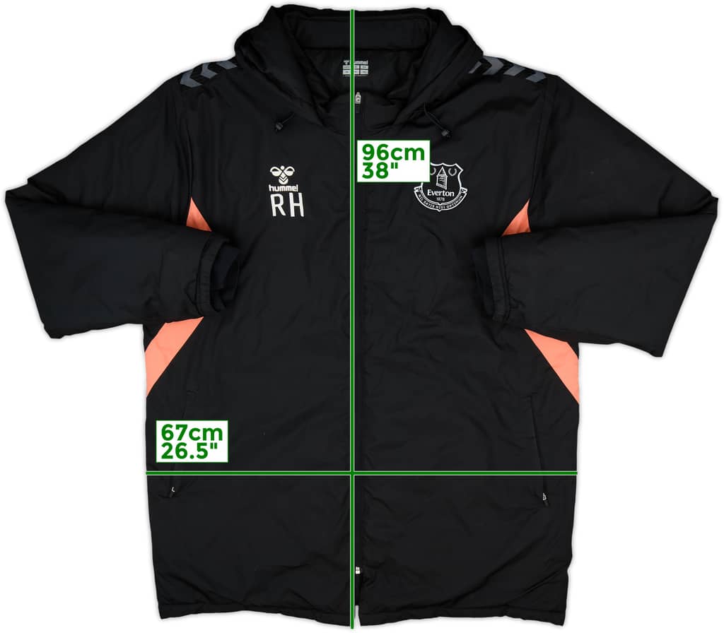 2023-24 Everton Staff Issue Umbro Padded Bench Coat RH - 8/10 - (3XL)