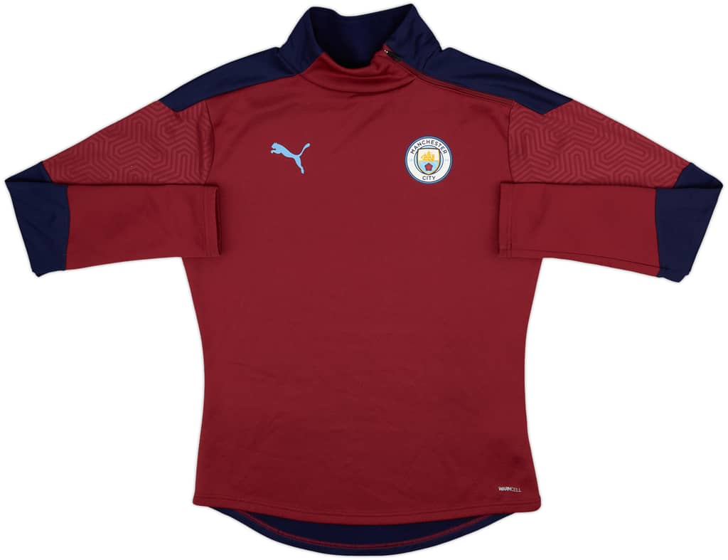 2020-21 Manchester City Puma 1/4 Zip Drill Top - 8/10 - (M)